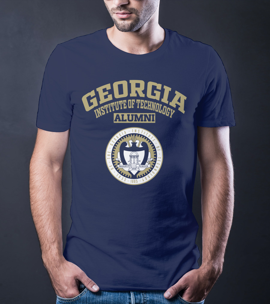Georgia Institute Of Technology Alumni Seal Progress And Service T-Shirt