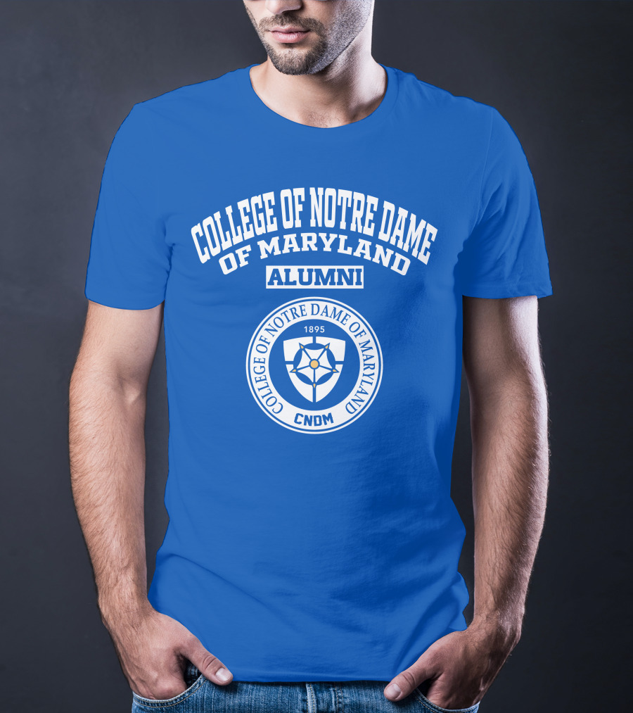 College Of Notre Dame Of Maryland Alumni CNDM 1895 T-Shirt