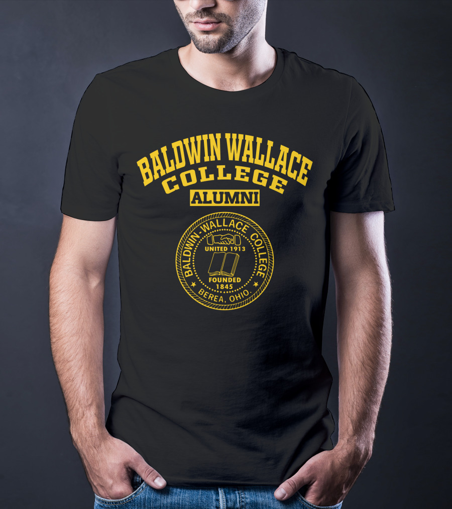 Baldwin Wallace College Alumni Logo United 1913 Founded 1845 Berea Ohio T-Shirt