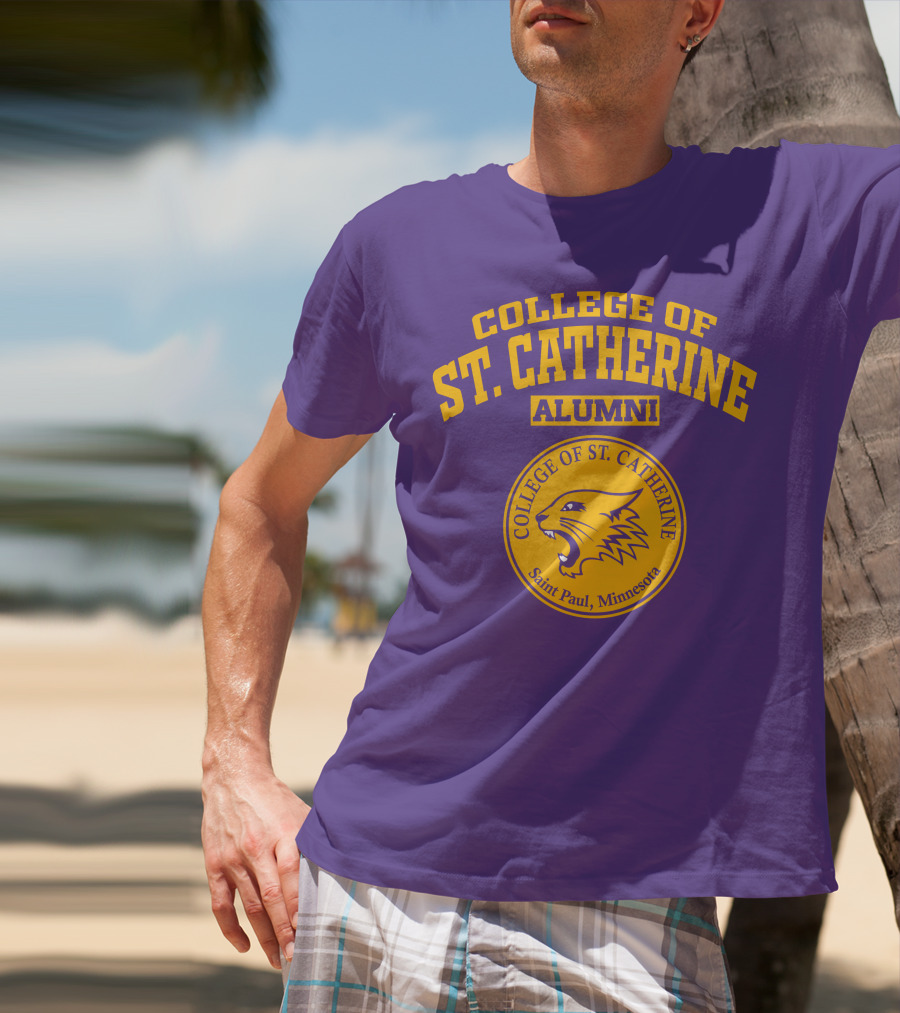 College Of St. Catherine Alumni Saint Paul Minnesota Wildcats T-Shirt