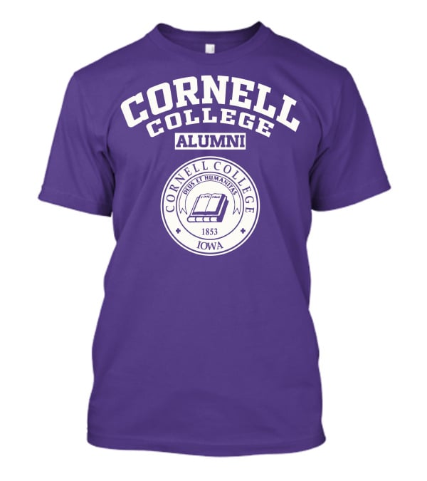 Cornell College Alumni Seal 1853 Iowa Deus Et Humanitas T-Shirt
