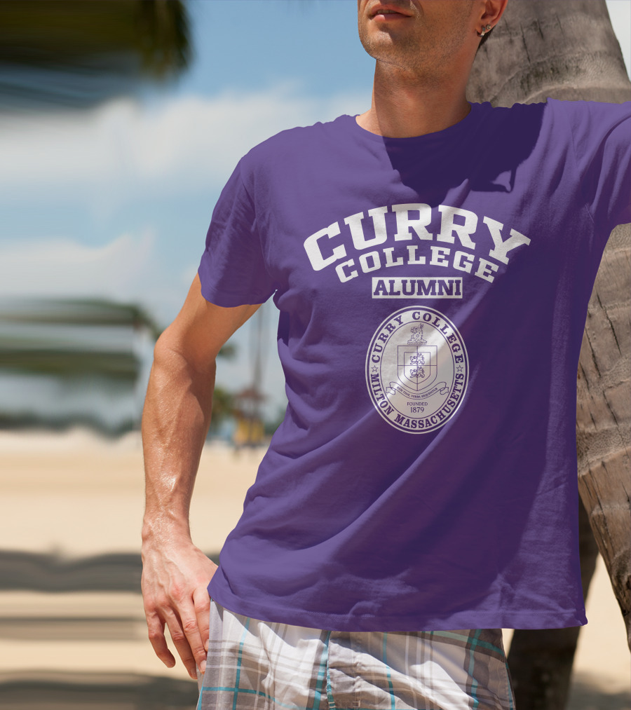 Curry College Alumni Milton Massachusetts Seal 1879 T-Shirt