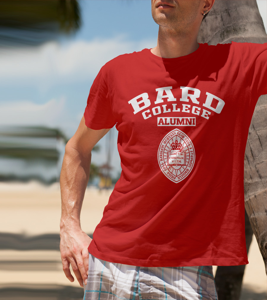 Bard College Alumni Seal Emblem Red T-Shirt