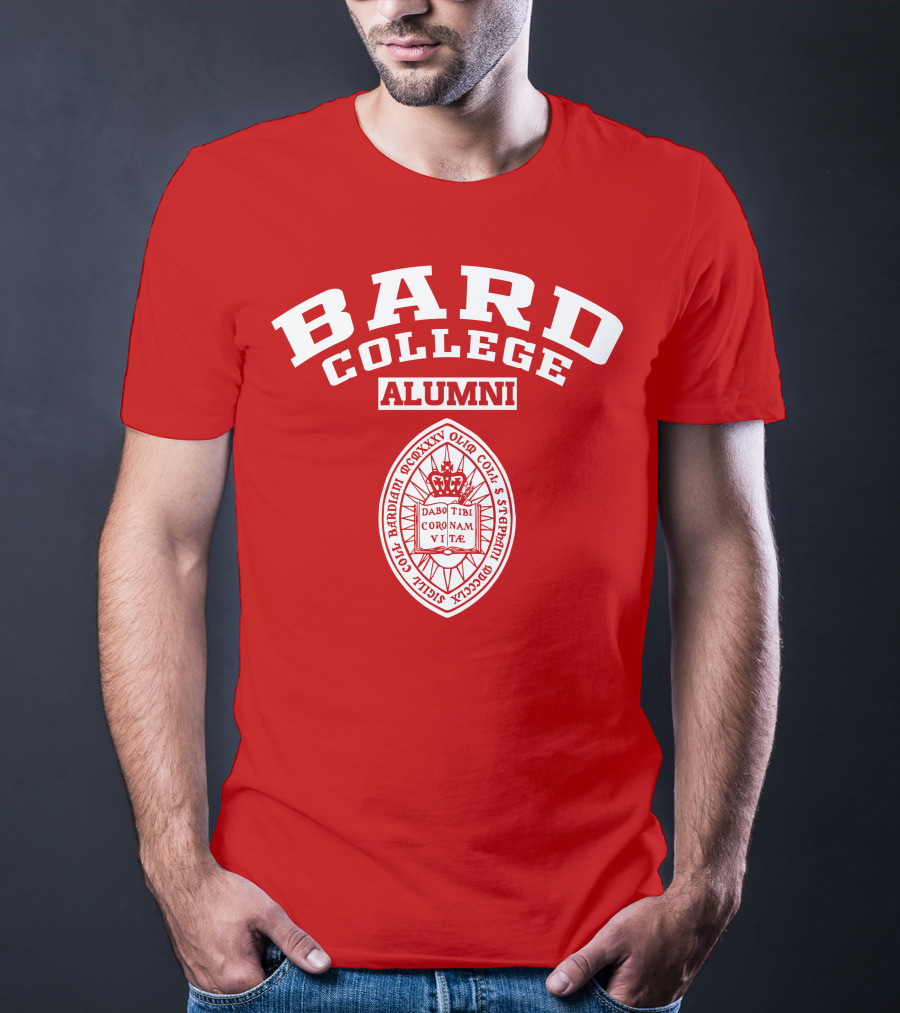 Bard College Alumni Seal Emblem Red T-Shirt
