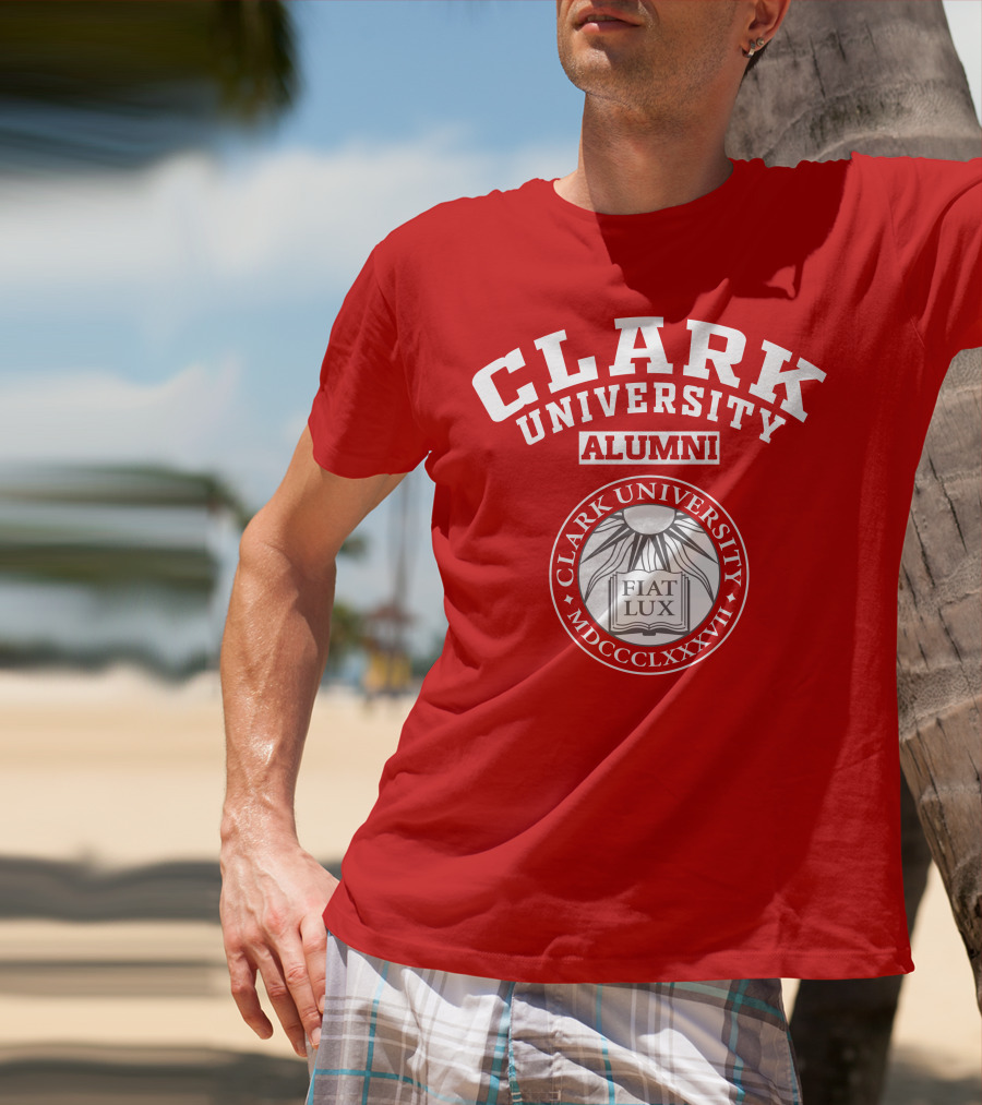 Clark University Alumni Fiat Lux Shield 1887 T-Shirt