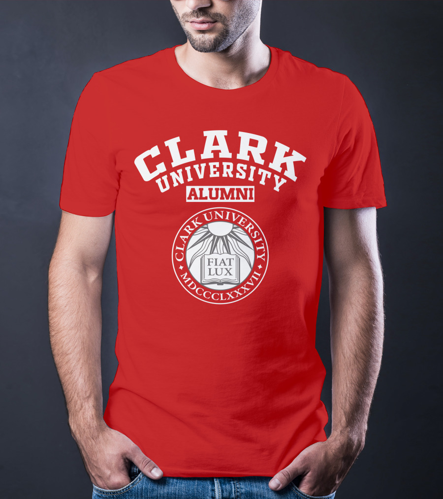 Clark University Alumni Fiat Lux Shield 1887 T-Shirt