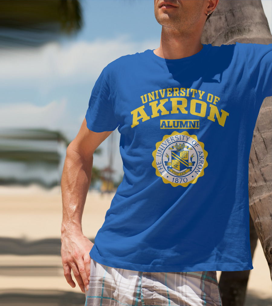 University Of Akron Alumni 1870 Seal T-Shirt