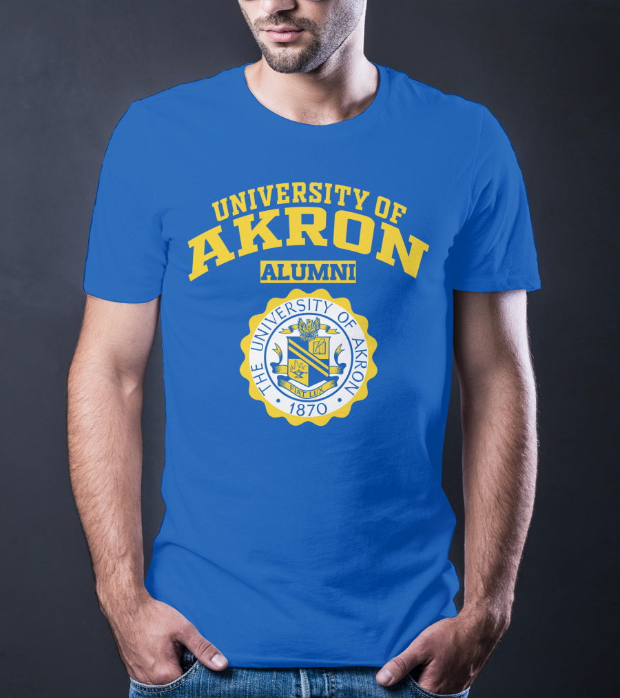 University Of Akron Alumni 1870 Seal T-Shirt