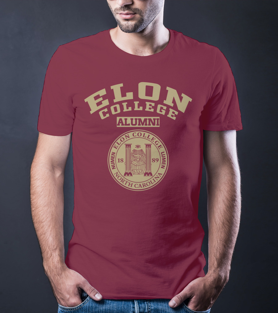 Elon College Alumni Numen Lumen 1889 North Carolina T-Shirt