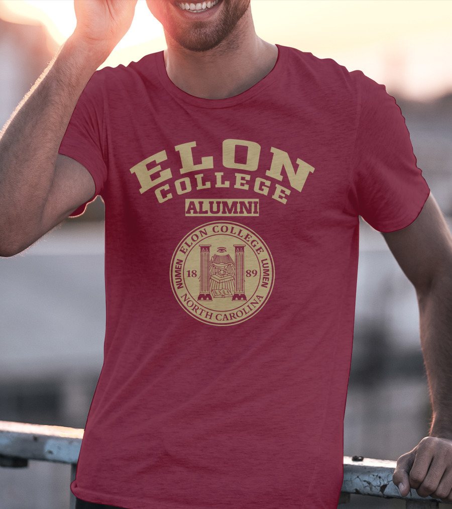 Elon College Alumni Numen Lumen 1889 North Carolina T-Shirt