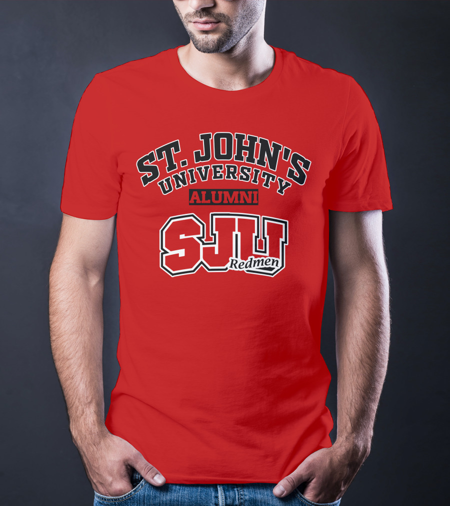 St John's University Alumni SJU Redmen T-Shirt