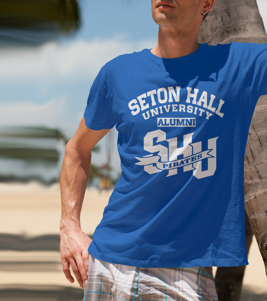 Seton Hall University Alumni SHU Pirates T-Shirt