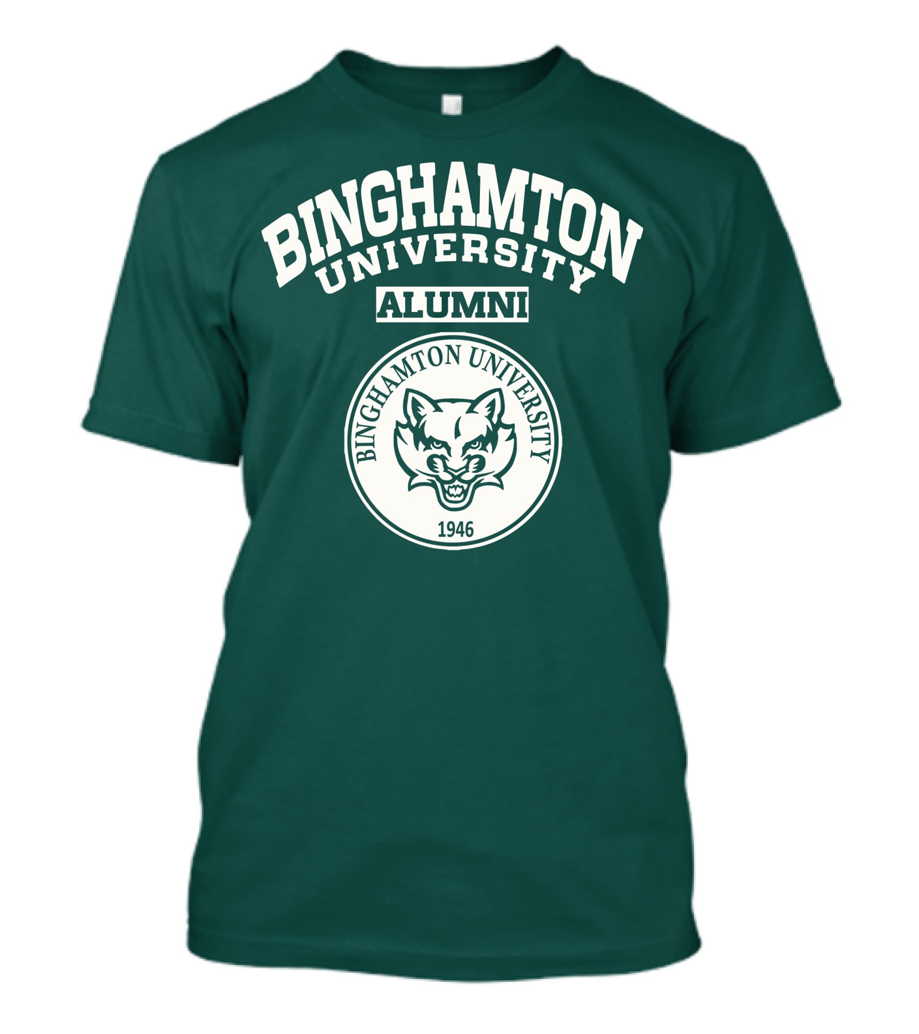 Binghamton University Alumni Bearcat Seal 1946 T-Shirt