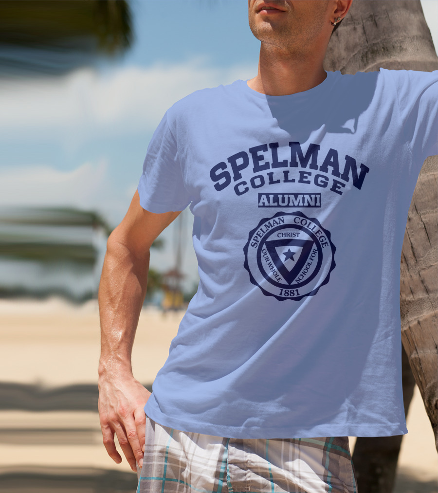 Spelman College Alumni 1881 Crest Our Whole School For Christ T-Shirt