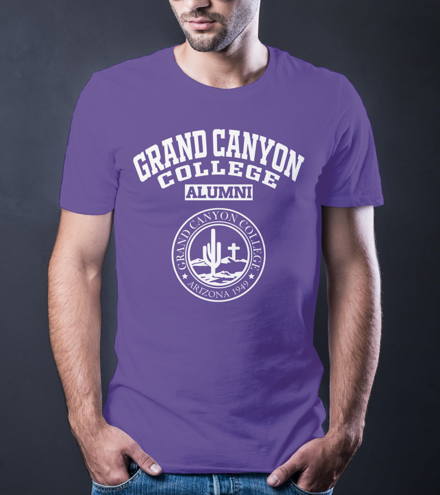 Grand Canyon College Alumni Arizona 1949 Cactus Cross Seal T-Shirt