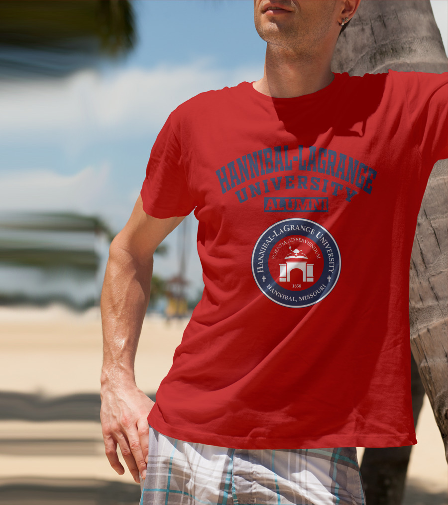 Hannibal-LaGrange University Alumni Scientia Ad Serviendum 1858 Hannibal Missouri T-Shirt