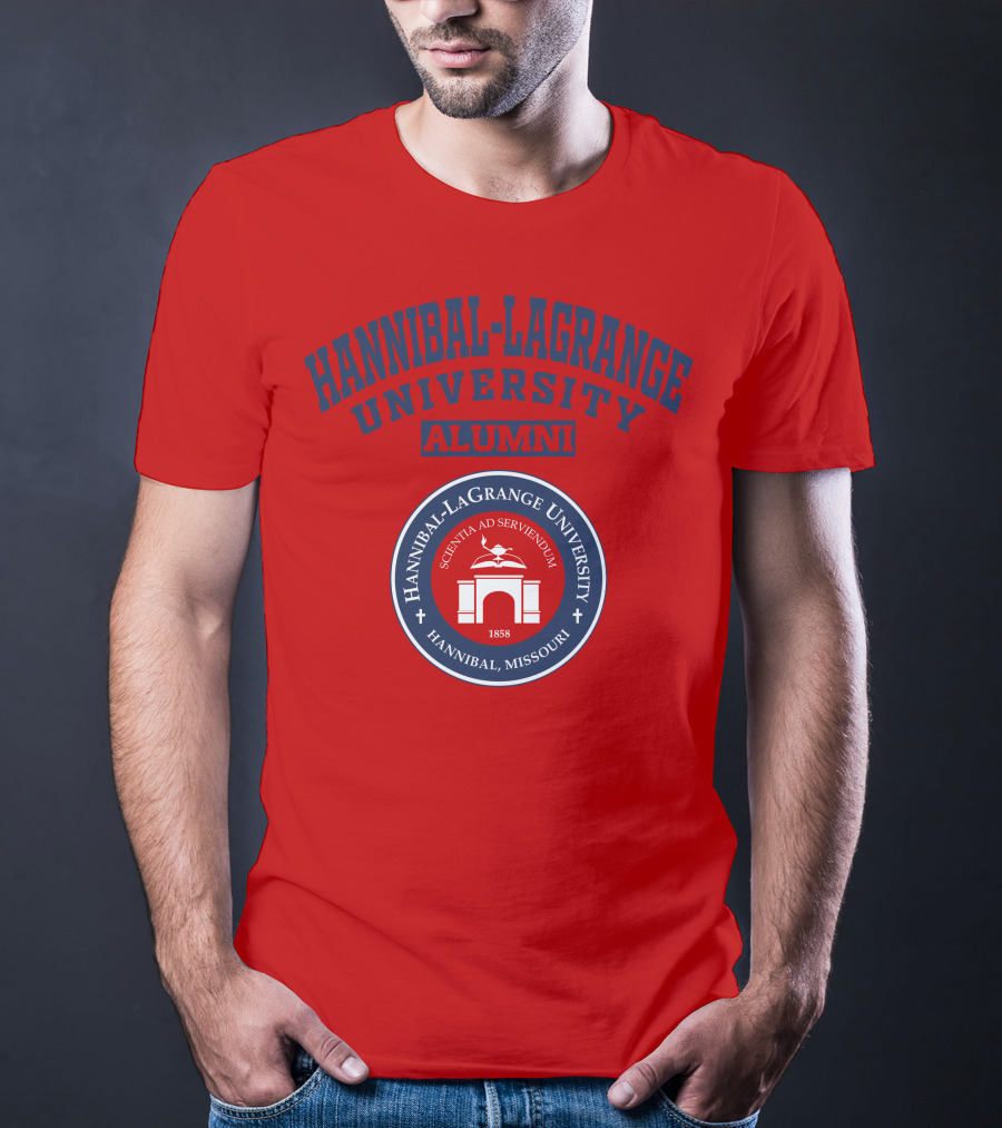 Hannibal-LaGrange University Alumni Scientia Ad Serviendum 1858 Hannibal Missouri T-Shirt