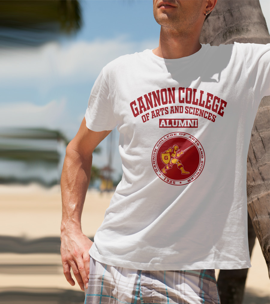Gannon College Of Arts And Sciences Alumni 1925 Knight Emblem T-Shirt