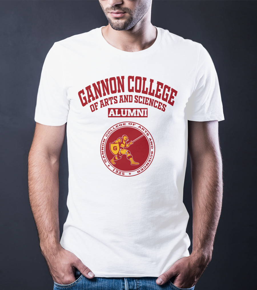 Gannon College Of Arts And Sciences Alumni 1925 Knight Emblem T-Shirt