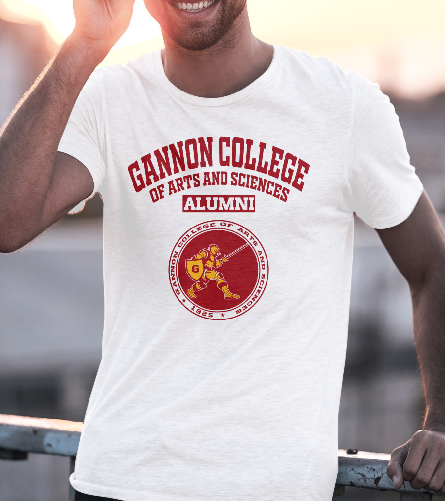 Gannon College Of Arts And Sciences Alumni 1925 Knight Emblem T-Shirt