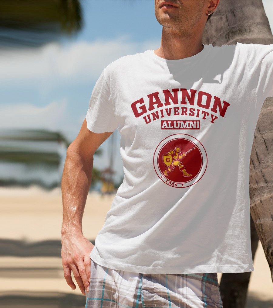 Gannon University Alumni 1925 Knight Emblem T-Shirt