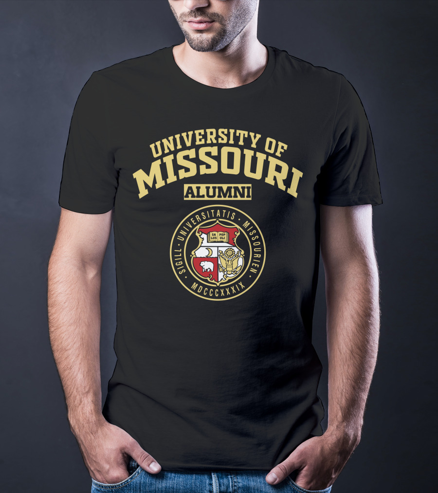 University Of Missouri Alumni Sigill Universitatis Missouriensis Mdcccxxxix T-Shirt