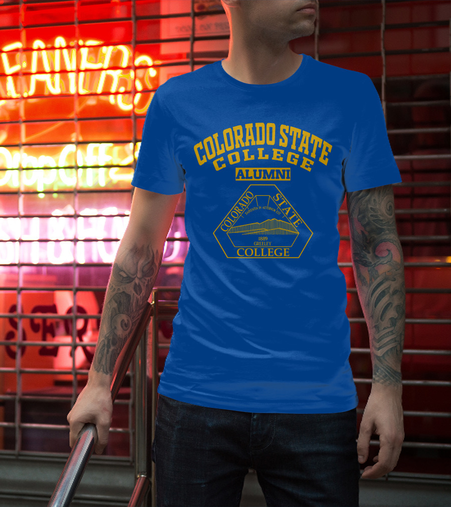 Colorado State College Alumni 1889 Greeley T-Shirt