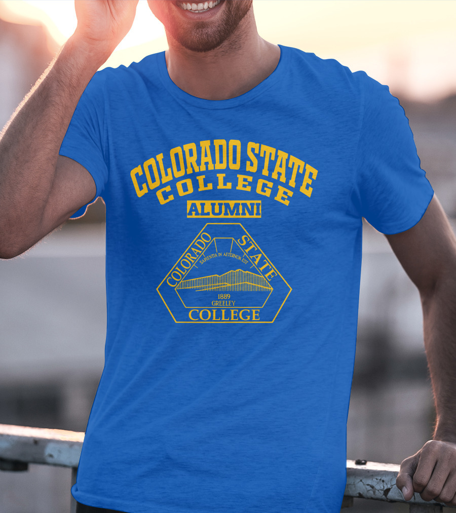 Colorado State College Alumni 1889 Greeley T-Shirt
