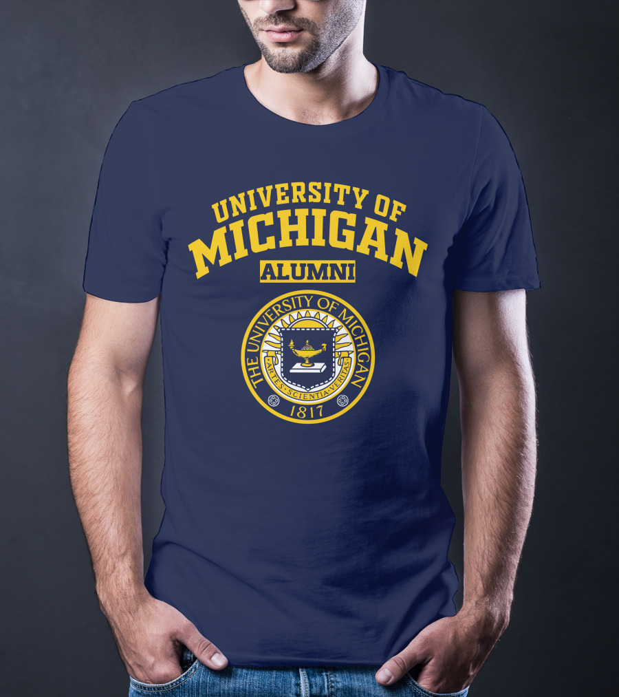 University Of Michigan Alumni 1817 Seal T-Shirt