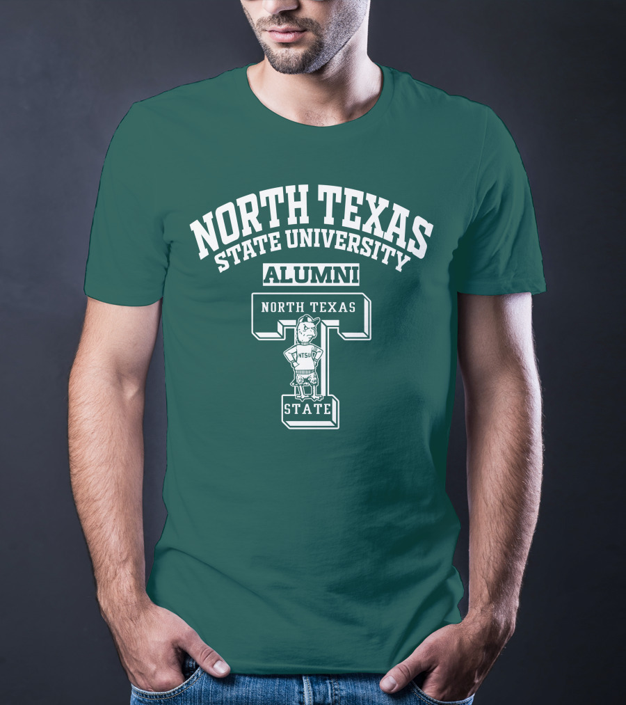 North Texas State University Alumni NTSU State T-Shirt