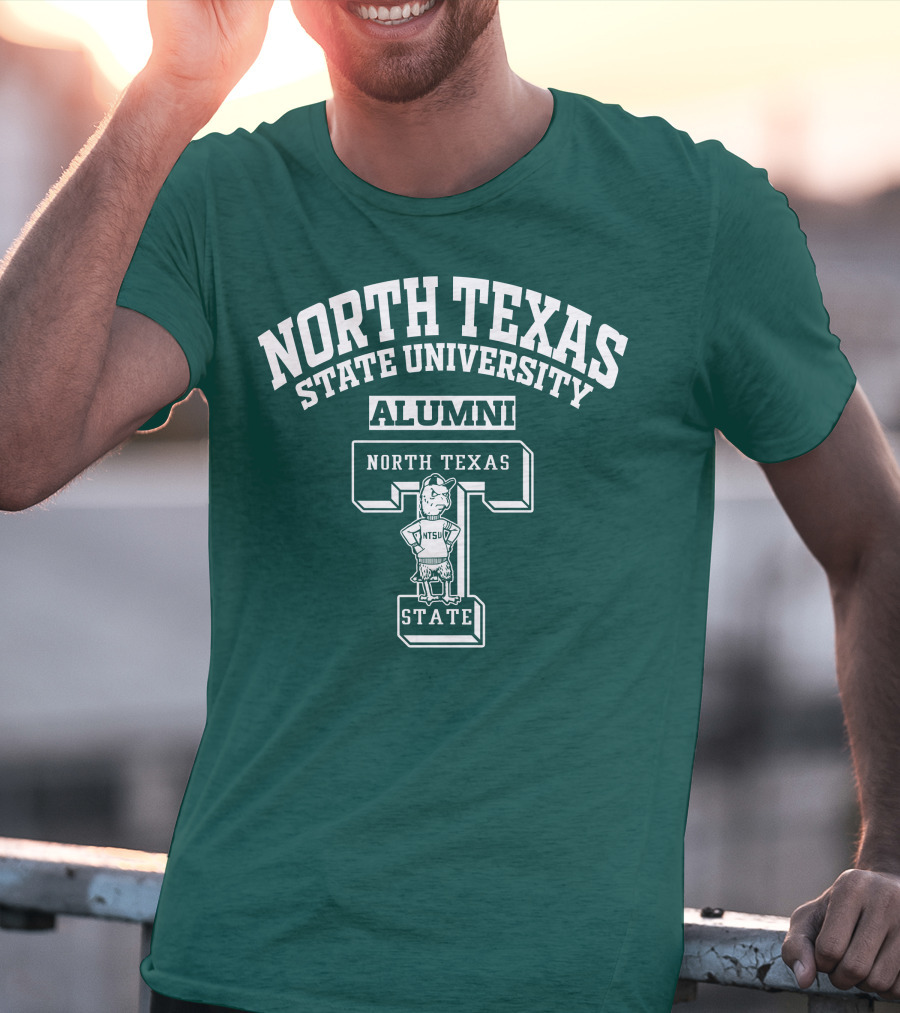 North Texas State University Alumni NTSU State T-Shirt