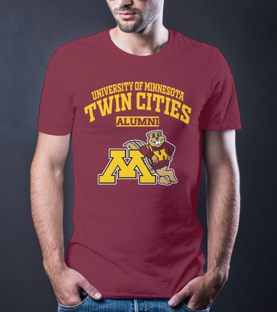 University Of Minnesota Twin Cities Alumni Goldy Gopher M T-Shirt