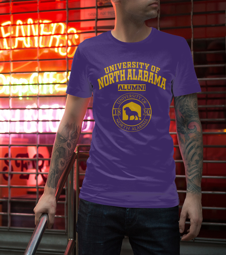 University Of North Alabama Alumni 1830 Lion Seal T-Shirt
