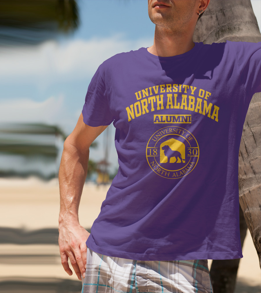 University Of North Alabama Alumni 1830 Lion Seal T-Shirt