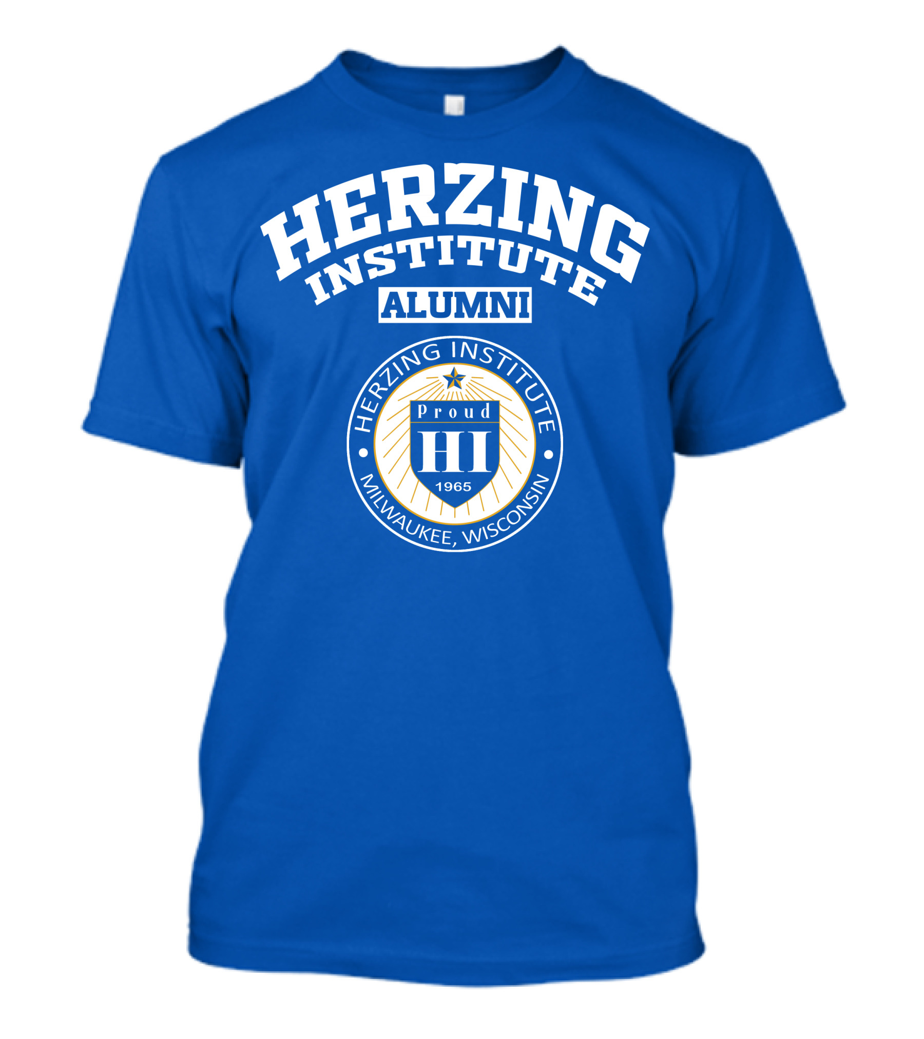 Herzing Institute Alumni Proud HI 1965 Milwaukee Wisconsin T-Shirt