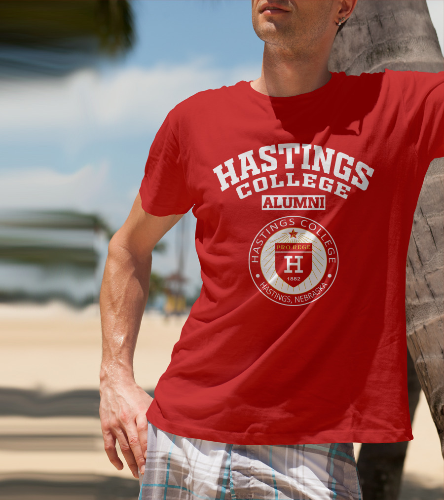 Hastings College Alumni Pro Rege 1882 Hastings Nebraska T-Shirt