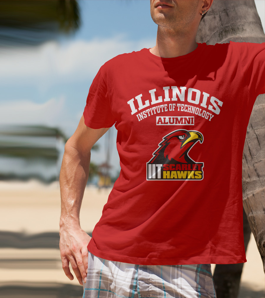 Illinois Institute Of Technology Alumni Iit Scarlet Hawks T-Shirt
