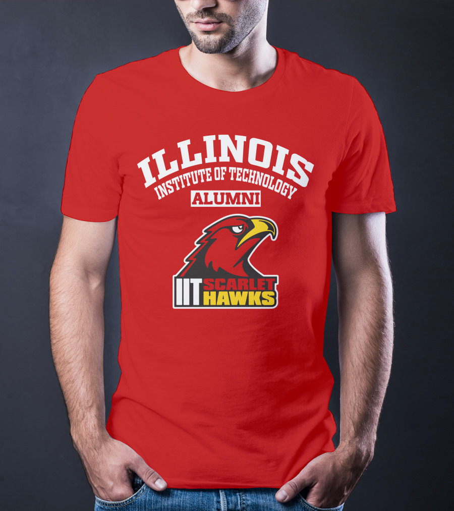 Illinois Institute Of Technology Alumni Iit Scarlet Hawks T-Shirt