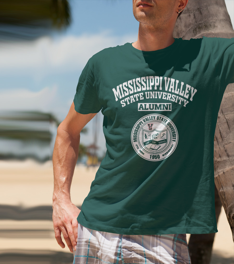 Mississippi Valley State University Alumni 1950 Live For Service T-Shirt
