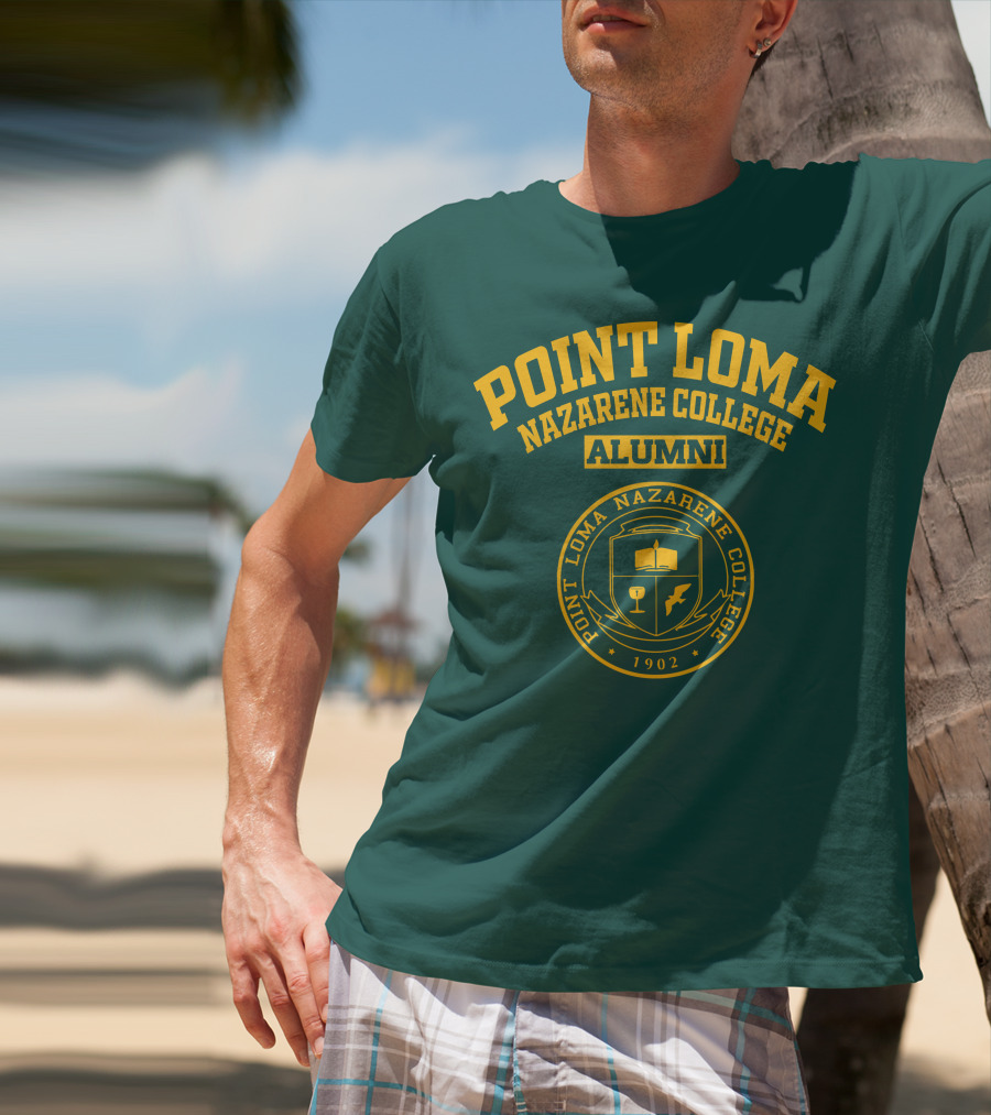 Point Loma Nazarene College Alumni 1902 Crest T-Shirt