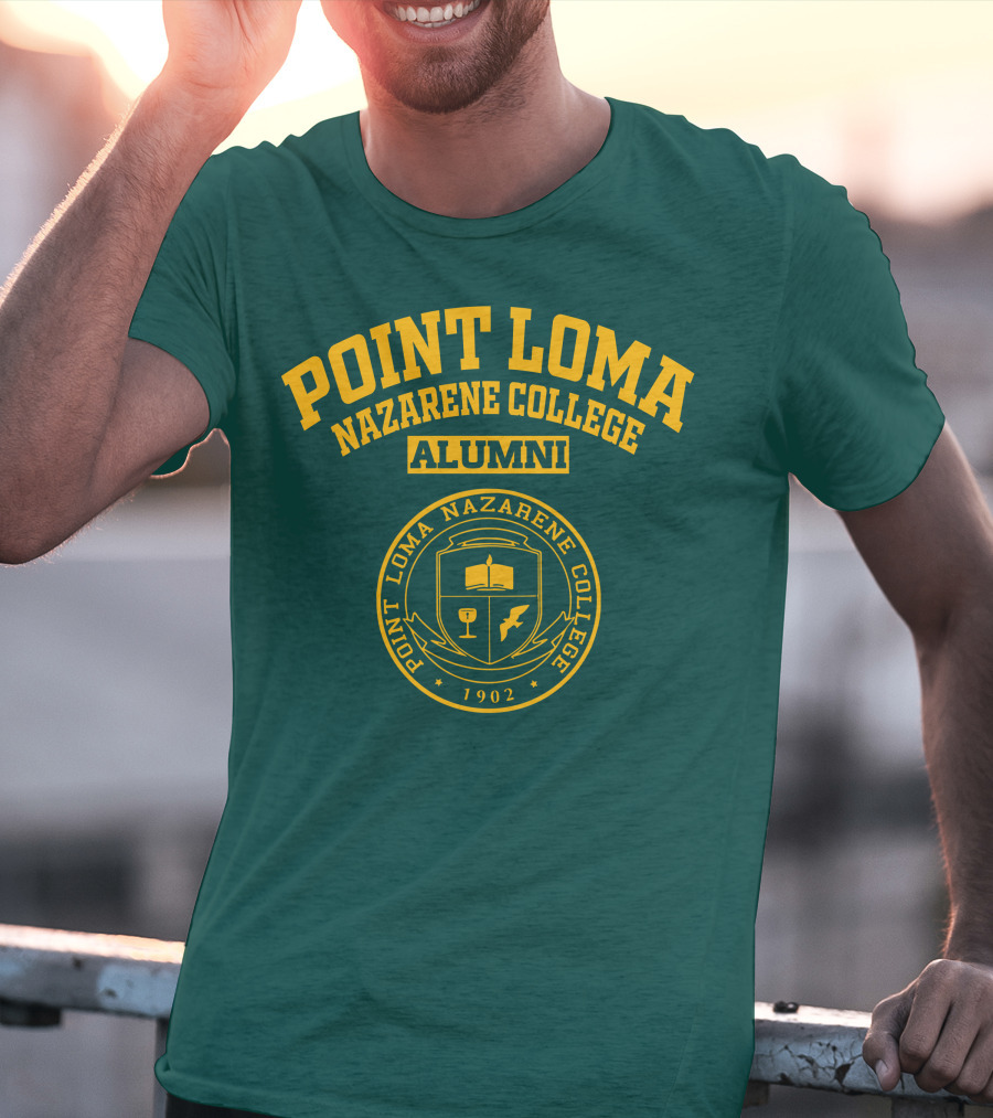 Point Loma Nazarene College Alumni 1902 Crest T-Shirt