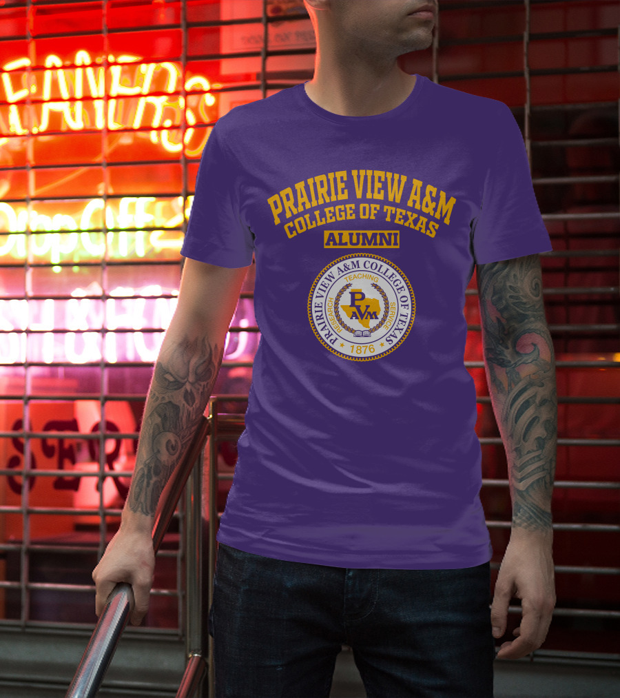Prairie View A&M College Of Texas Alumni Seal 1876 T-Shirt