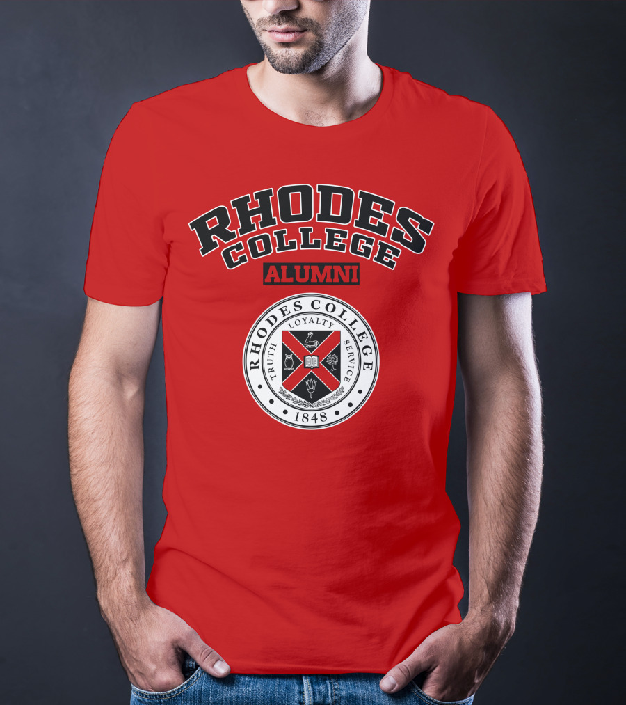 Rhodes College Alumni Truth Loyalty Service 1848 Seal T-Shirt