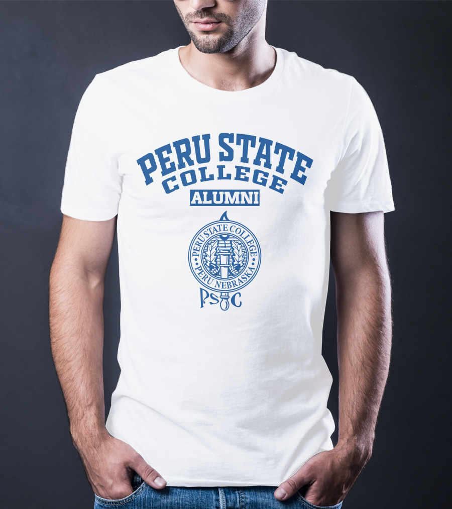 Peru State College Alumni Seal Peru Nebraska PSC T-Shirt