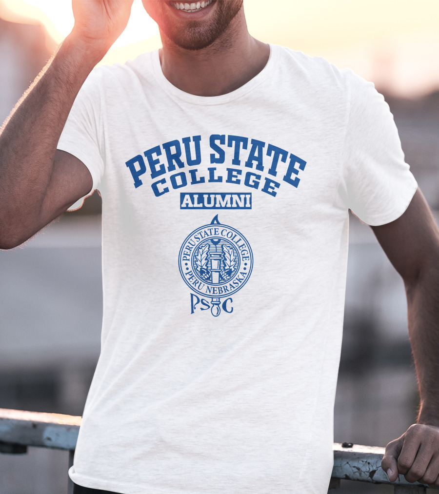 Peru State College Alumni Seal Peru Nebraska PSC T-Shirt