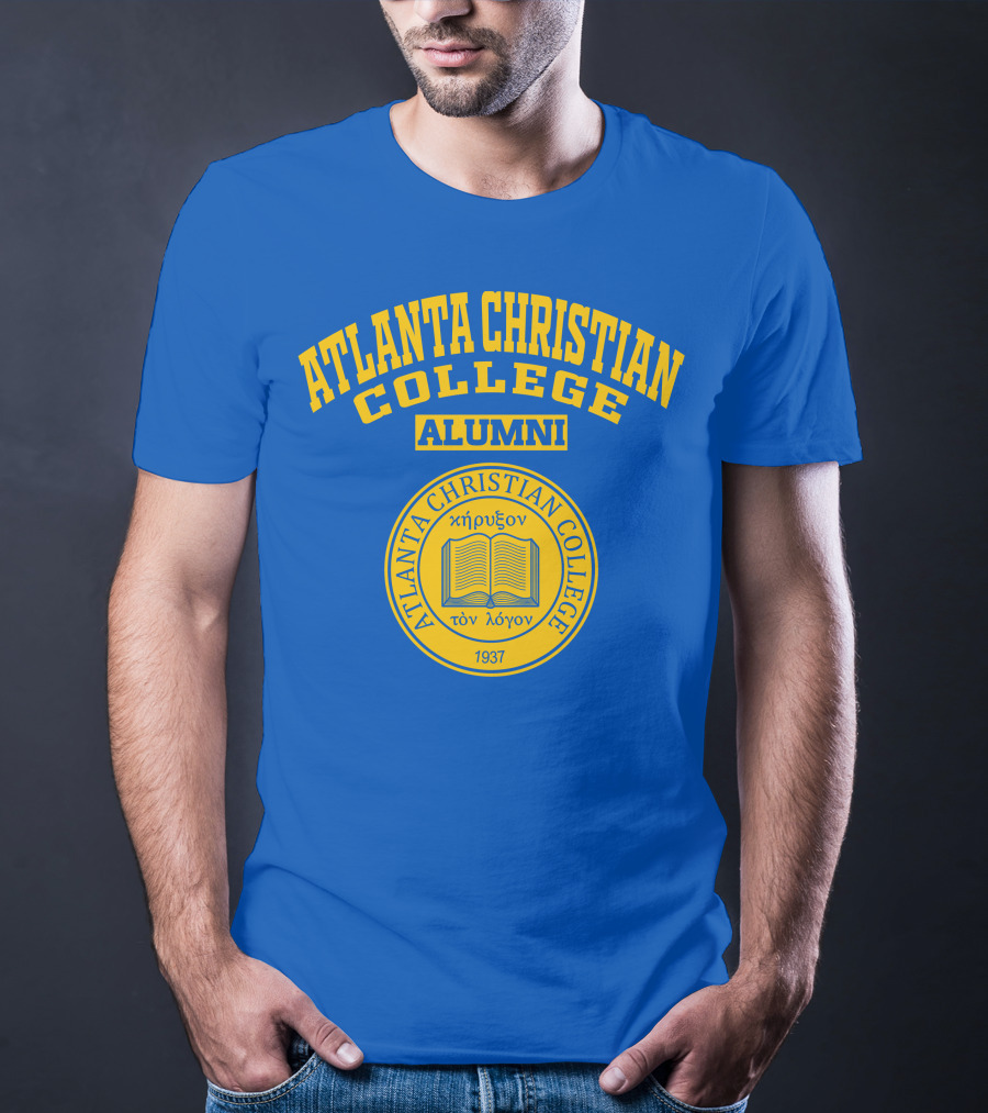 Atlanta Christian College Alumni Logo 1937 Emblem With Open Book T-Shirt