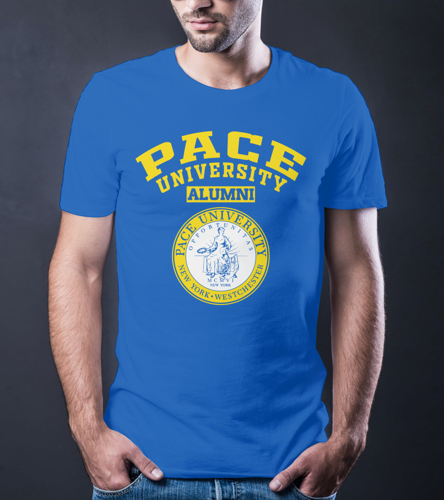 Pace University Alumni Seal New York Westchester MCMV Opportunities T-Shirt