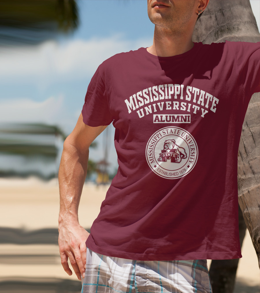 Mississippi State University Alumni Established 1878 Bulldog State T-Shirt