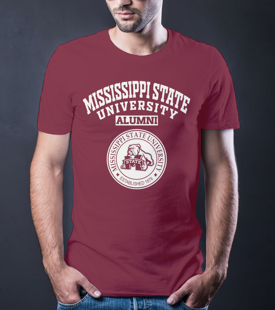 Mississippi State University Alumni Established 1878 Bulldog State T-Shirt