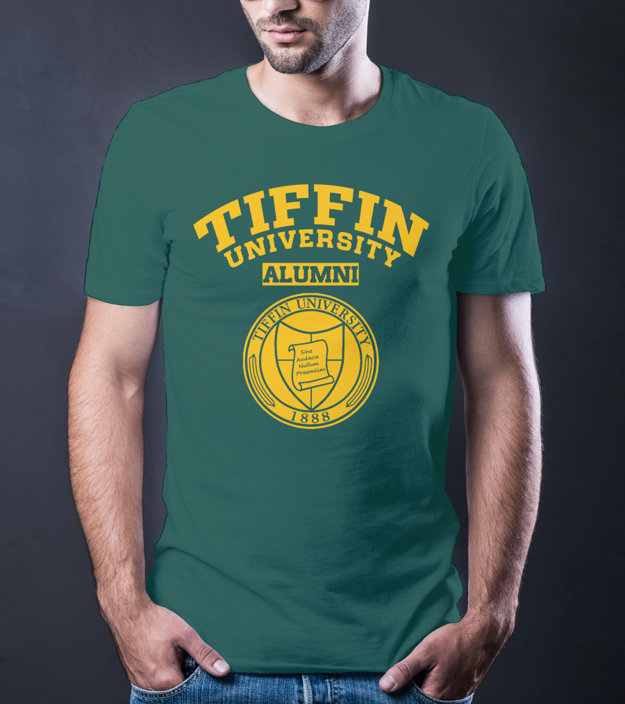 Tiffin University Alumni 1888 Sine Audacia Nullum Praemium T-Shirt